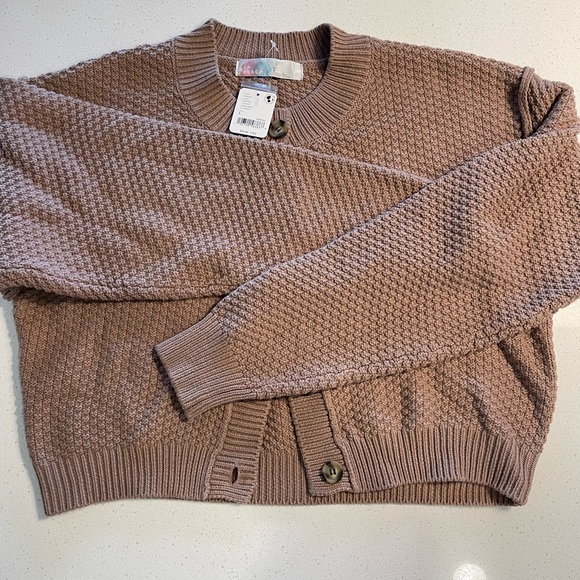 NWT FP Lila crop cardigan - Picture 3 of 5